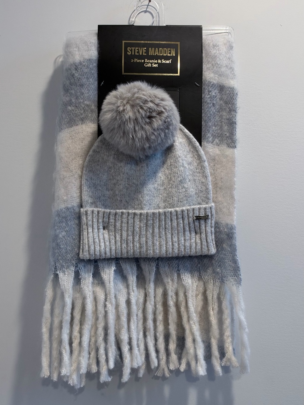 Steve Madden 2-Piece Beanie & Scarf Gift